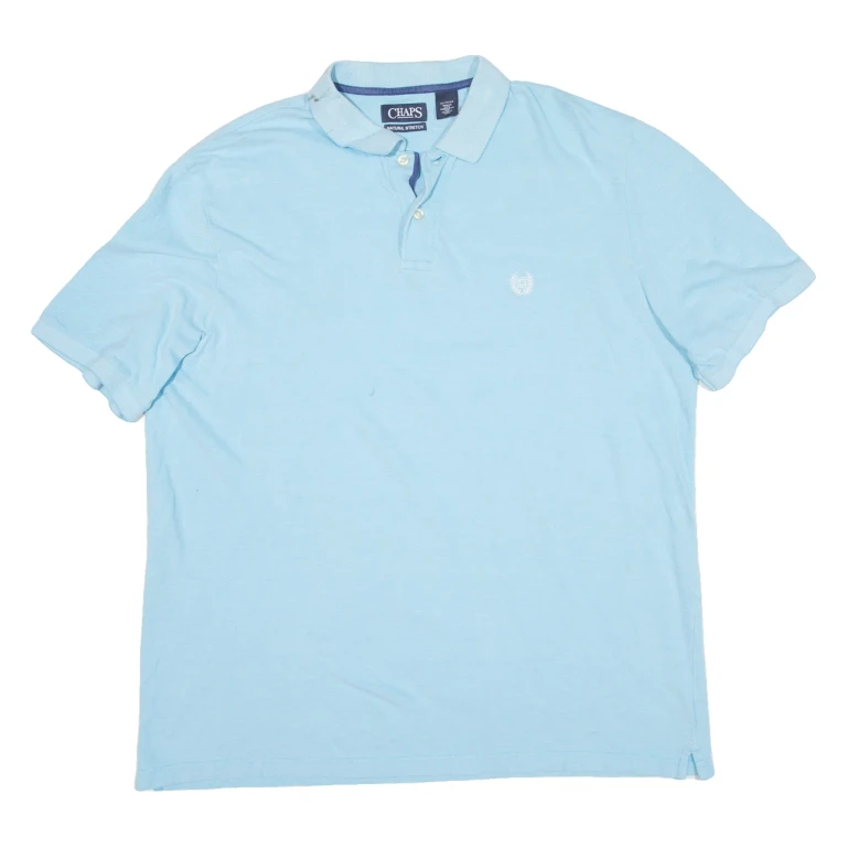 CHAPS Mens Polo Shirt Blue XL