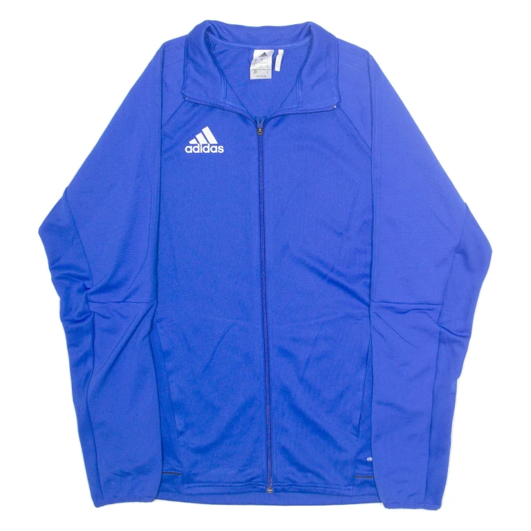 ADIDAS Mens Track Jacket Blue M