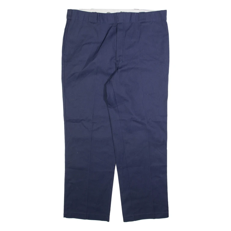 DICKIES 874 Workwear Mens Trousers Blue Regular Straight W40 L30