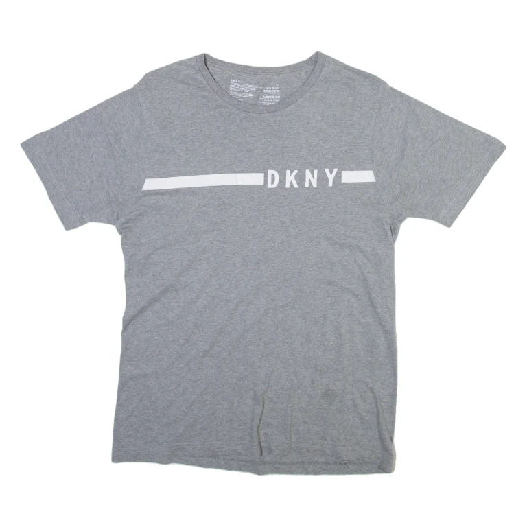 DKNY Mens T-Shirt Grey M