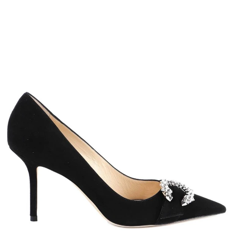 Saresa 85 Suede Pumps, Brand Size 34 ( US Size 4 )