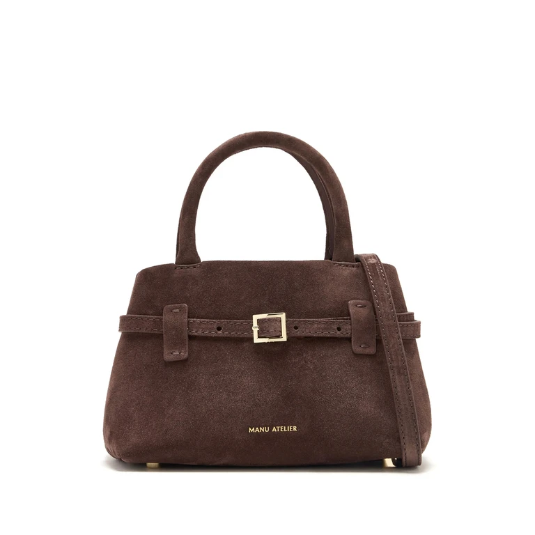 Manu Atelier Leather Tote Bag