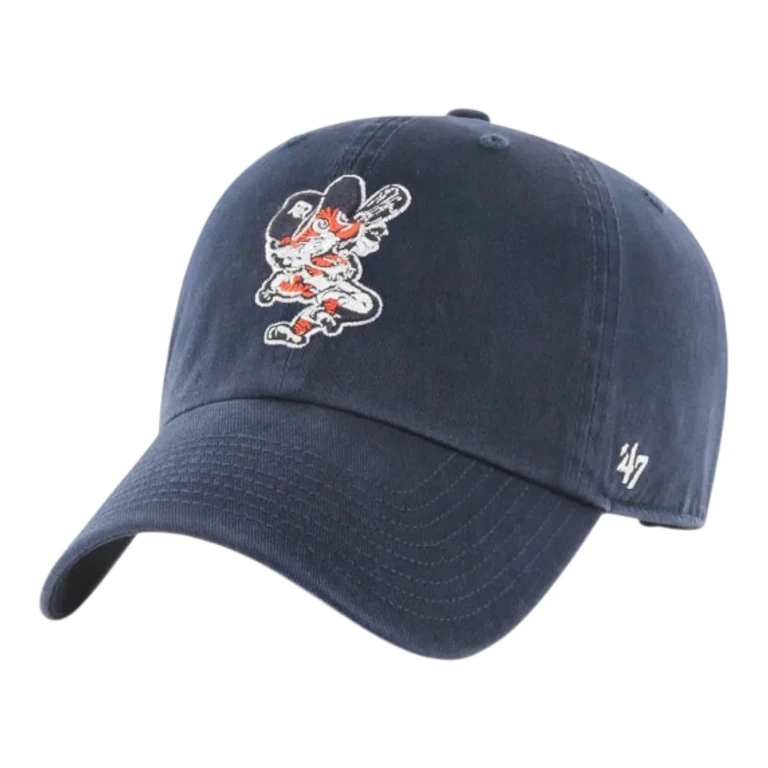 Clean Up Detroit Tigers Cooperstown Strapback Hat - Navy Adjustable Cap
