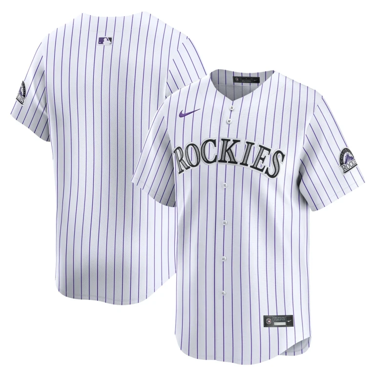 Men's MLB Colorado Rockies Dri-Fit Adv Home Limited Player Jersey