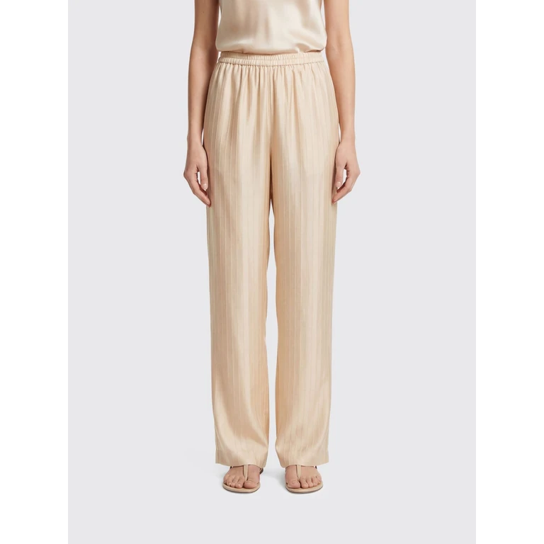 LOULOU DE SAISON Pants Woman color Beige (KADALAECRU)