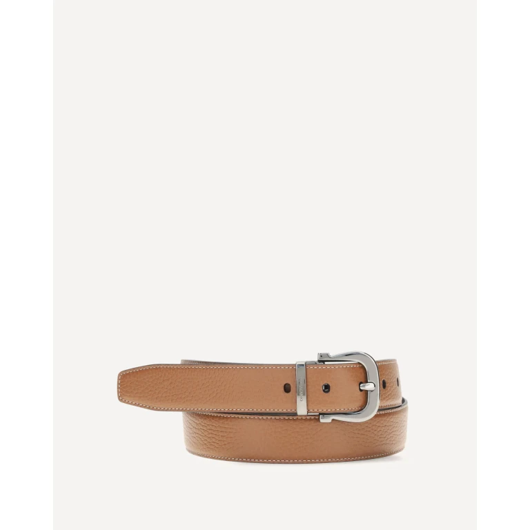 Reversible and adjustable Gancini Belt Male 110