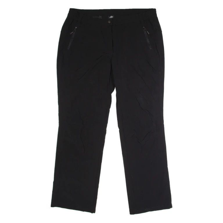 CRANE Outdoor Womens Trousers Black Regular Straight W38 L34