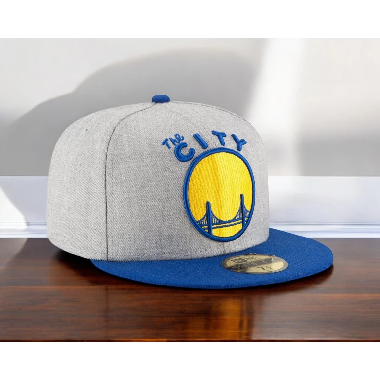 Men's NBA Gsw Warriors Heather City Grand Logo 59Fifty Hats