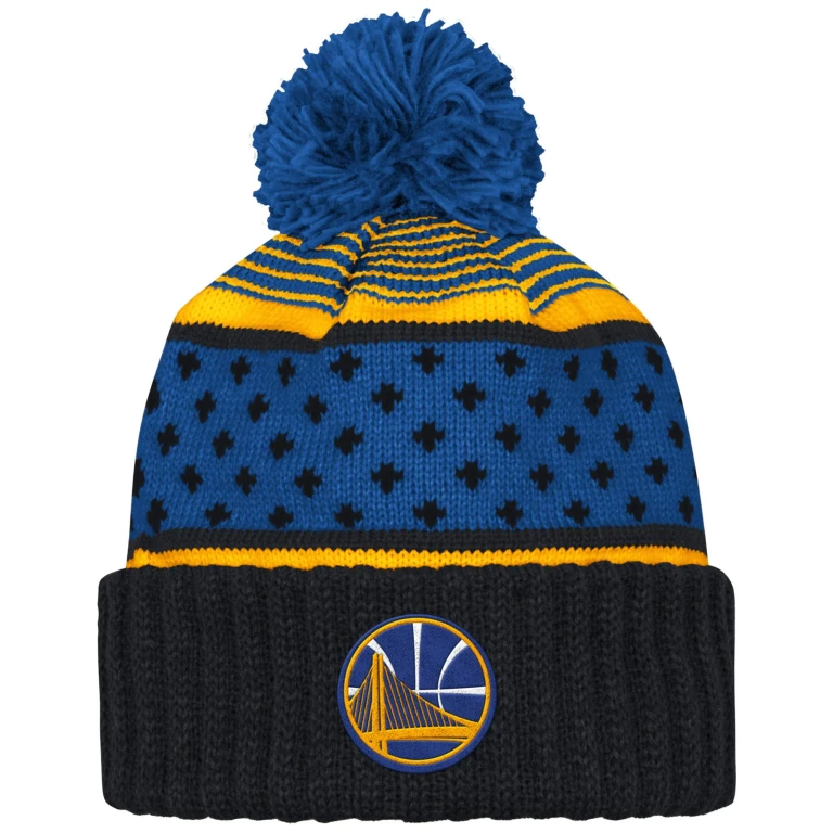 Men's NBA Golden State Warriors The Highlands Cuffed Pom Beanie Beanies