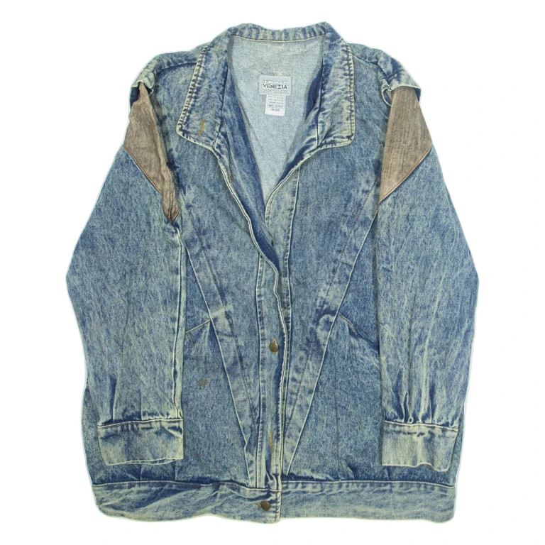 VENEZIA Mens Denim Jacket Blue L