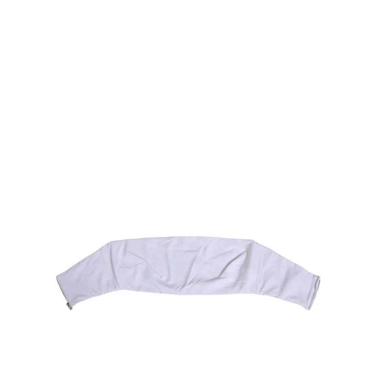 Dolce & Gabbana White Nylon Strapless Corset Top Underwear Elastane - Women
