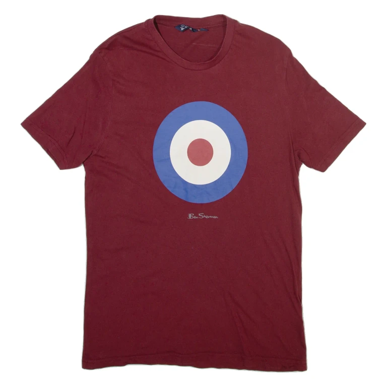 BEN SHERMAN Mens T-Shirt Red M