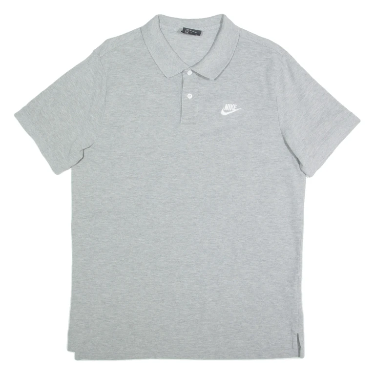 NIKE Mens Polo Shirt Grey L (LL1-121224-5978)