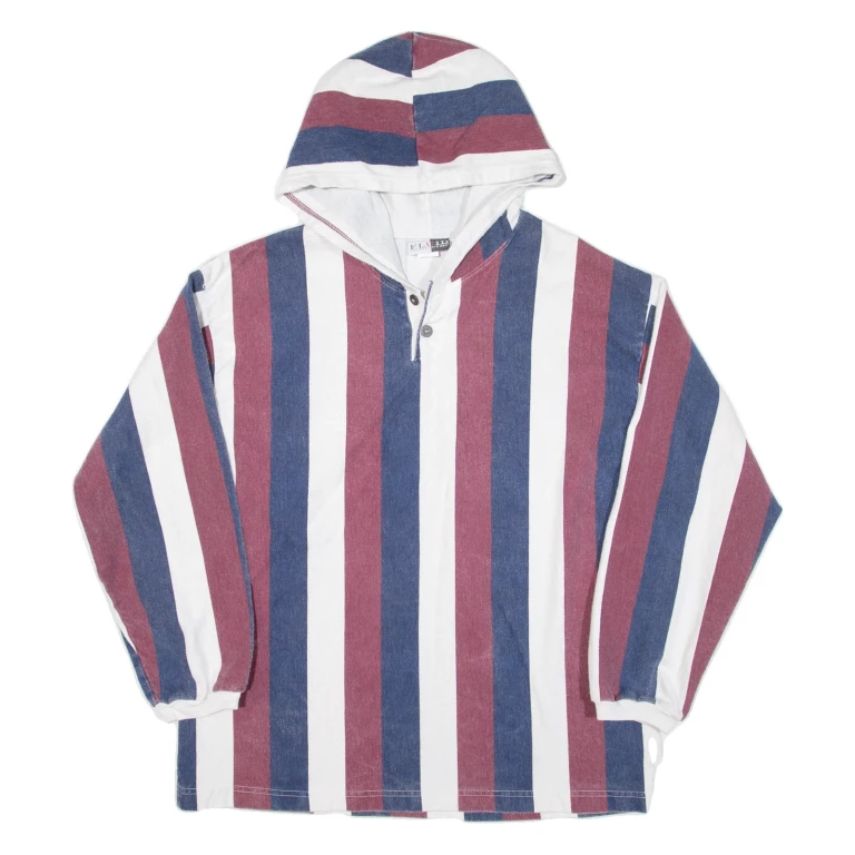 Mens Blue Hoodie L