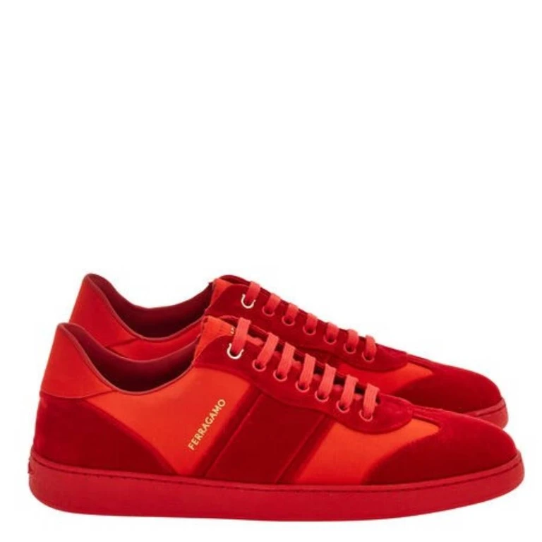 Ferragamo Dracone Low-Top Sneakers, Size 9 (022130 769105)