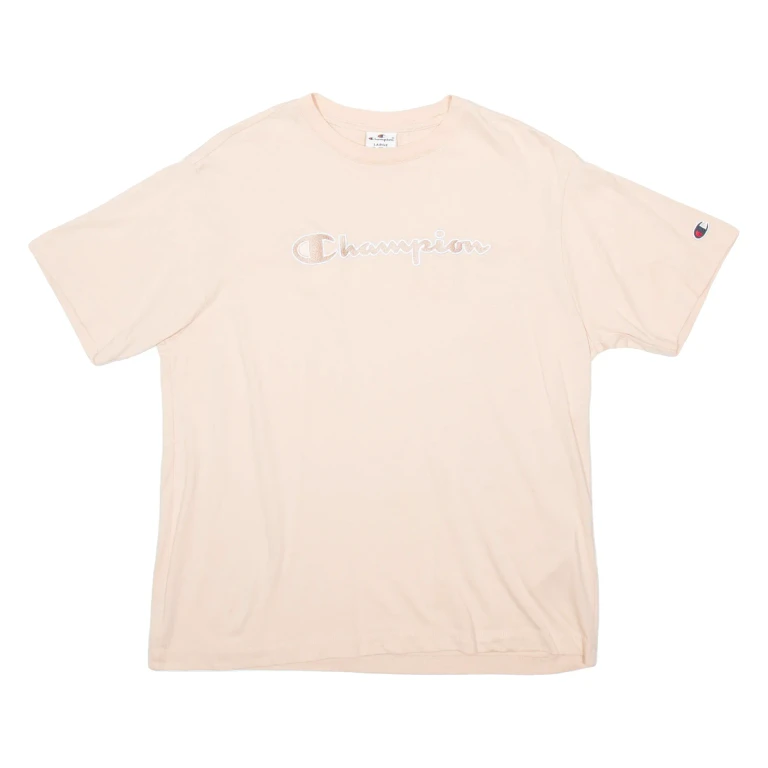 CHAMPION Womens T-Shirt Pink L (GG1-211124-19488)