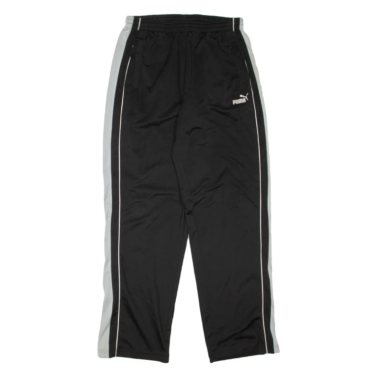 PUMA Mens Track Pants Black Straight M W30 L32