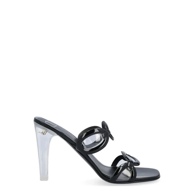 Garavani Chain Transparent-Heel Sandals