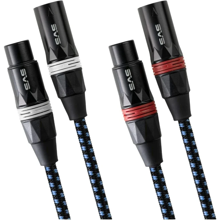 SoundPath Balanced XLR Audio Cable - 6.56 ft. (2m) - Pair