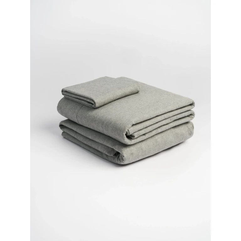 Organic and Fairtrade Warm + Cozy Flannel Bed Sheet Set