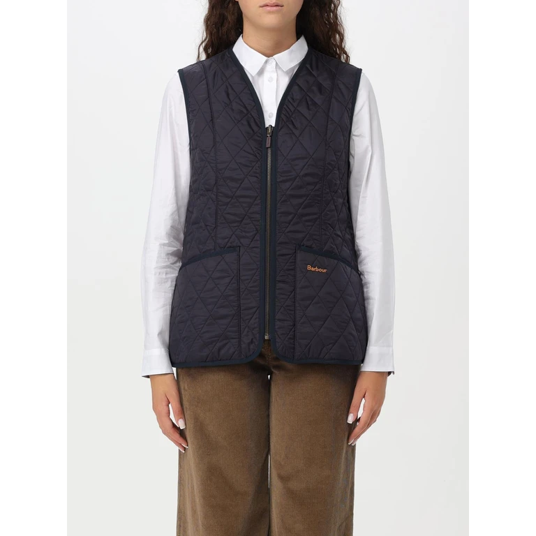 BARBOUR Waistcoat Woman color Blue (LLI0003NY91)