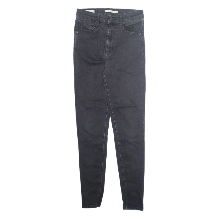 LEVI'S Mile High BIG E Womens Jeans Grey Slim Skinny W28 L30