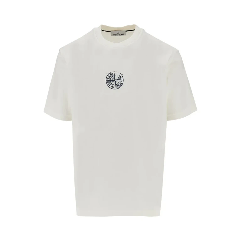 STONE ISLAND Consumed effect print T-shirt Man S