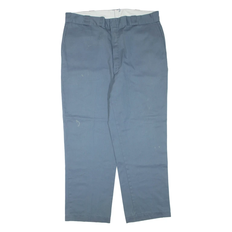 DICKIES Mens Trousers Blue Regular Tapered W40 L30