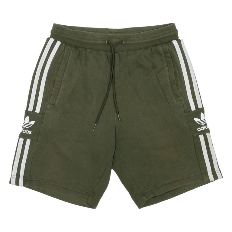 ADIDAS Mens Casual Shorts Green Relaxed S W27