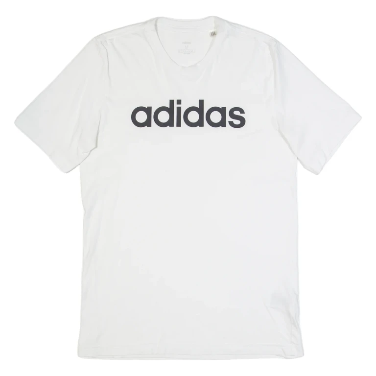 ADIDAS Mens T-Shirt White M