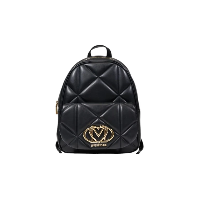 Love Moschino Black Polyethylene Backpack - Women