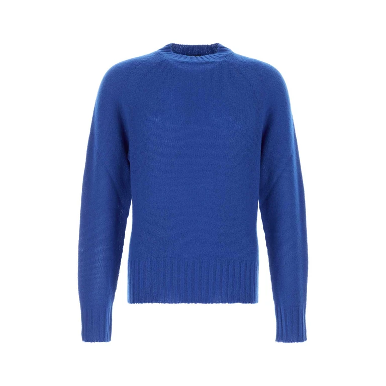 Blue Cashmere Sweater Prussianblue Exterior: Maglieria - Men
