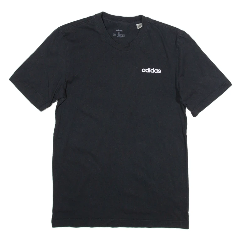 ADIDAS Mens T-Shirt Black S