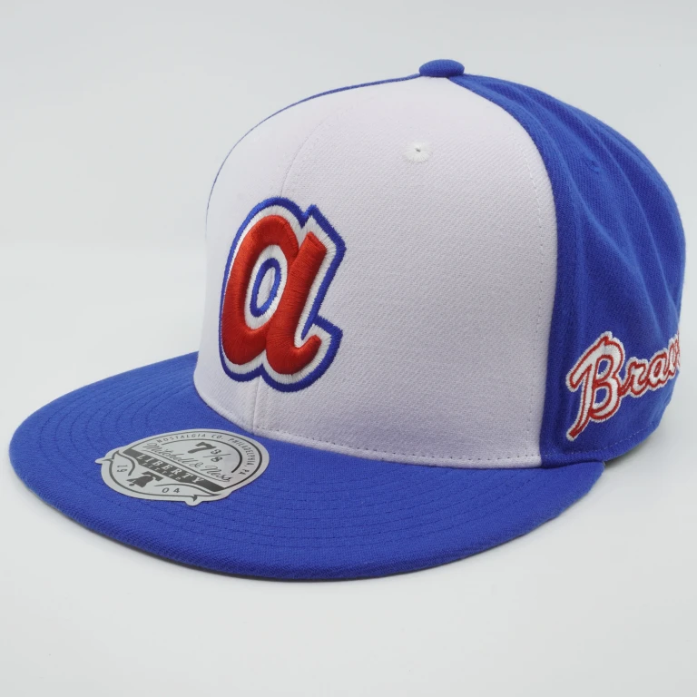 Men's MLB Evergreen Fitted Coop Braves Fitted Caps