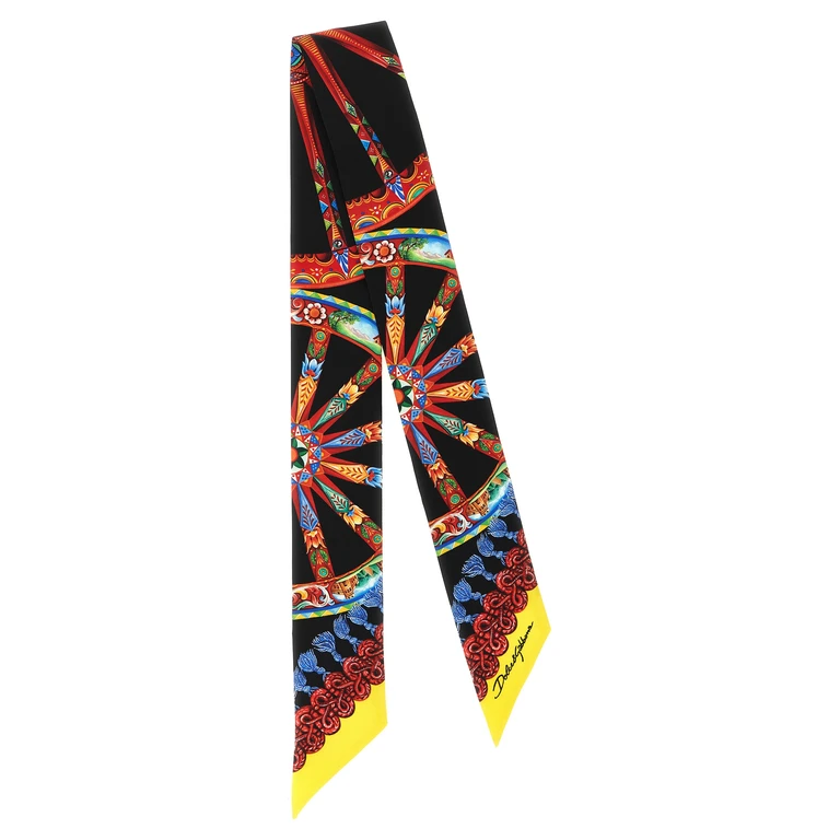 Dolce & Gabbana Multicolor Silk Foulard Accessory - Women
