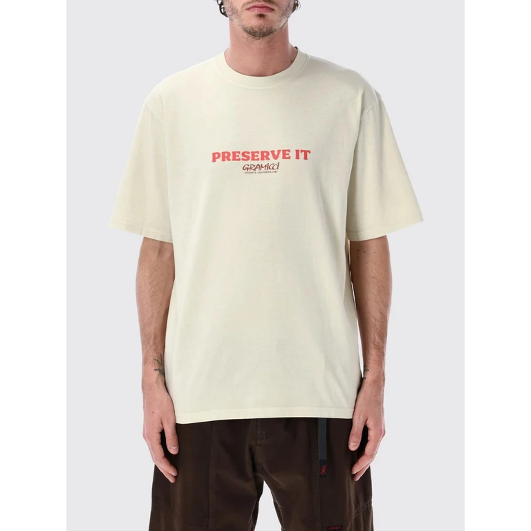 Relaxed Fit Cotton T-Shirt with Graphic Print and Dropped Shoulders (G6SUT119NP)