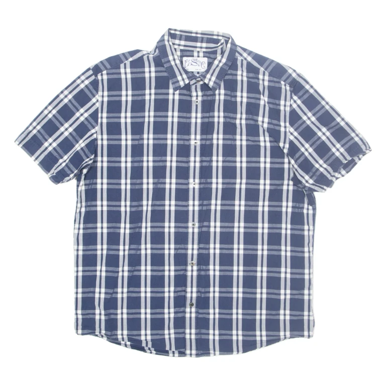 LEVI'S Mens Shirt Blue Check M