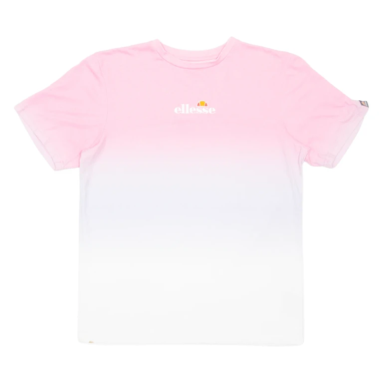 ELLESSE Ombre Womens T-Shirt Pink UK 12