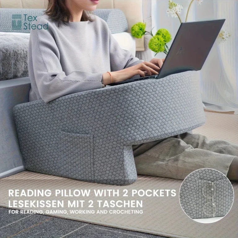 Gaming Armrest Pillow - Oversized Memory Foam Reading Cushion