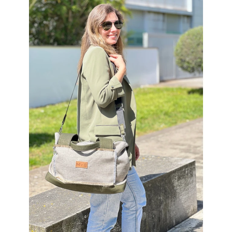 Lady's Weekend Handbag soft earth cork