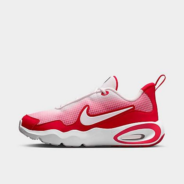 Nike Big Kids Air Max Nova Casual Shoes in University Red/White Size: 3.5