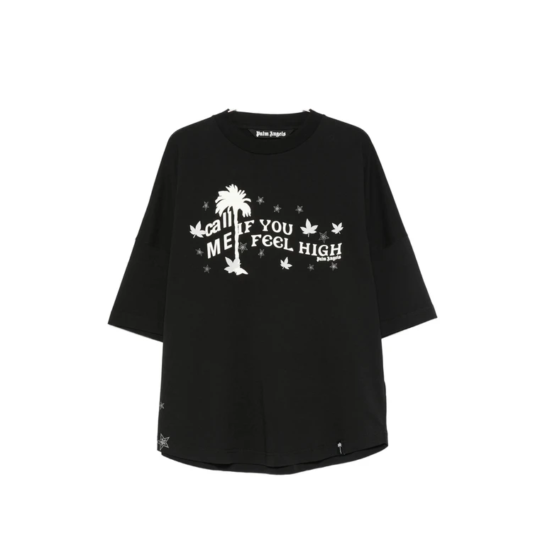 Graphic-print Drop-shoulder T-shirt
