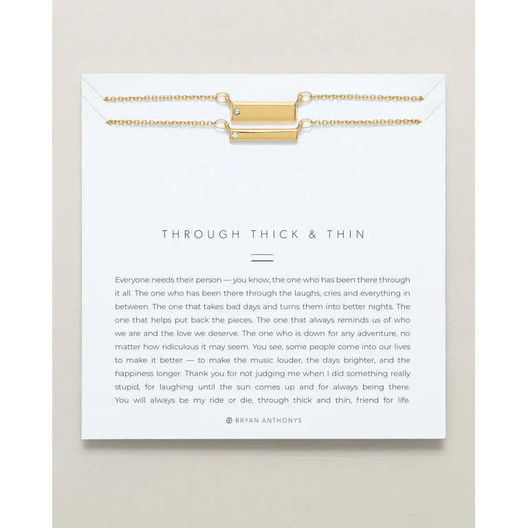 Through Thick & Thin Necklace Set