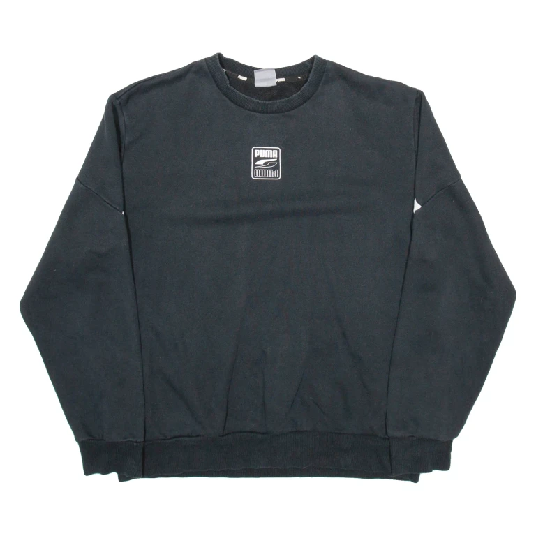PUMA Mens Sweatshirt Black L