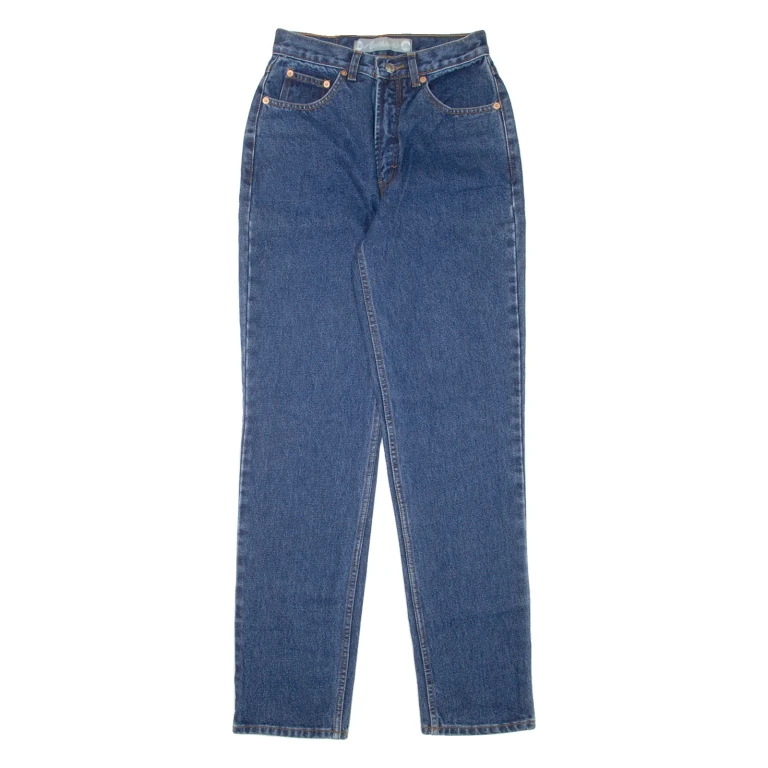 AUTHENTIC Womens Jeans Blue Regular Mom 90s W24 L32