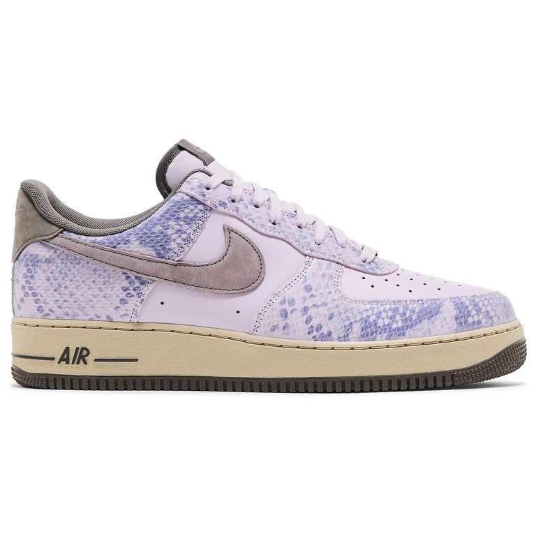 Men's Air Force 1 '07 Lv8 'Purple Snakeskin' Sneakers