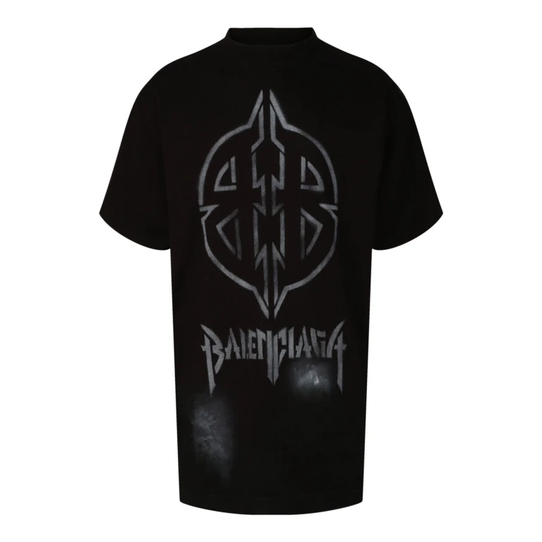 Oversized Metal BB Stencil T-Shirt