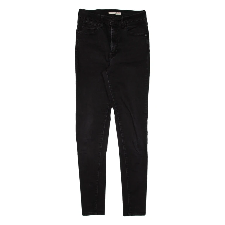 LEVI'S Mile High Womens Jeans Black Slim Skinny W27 L30