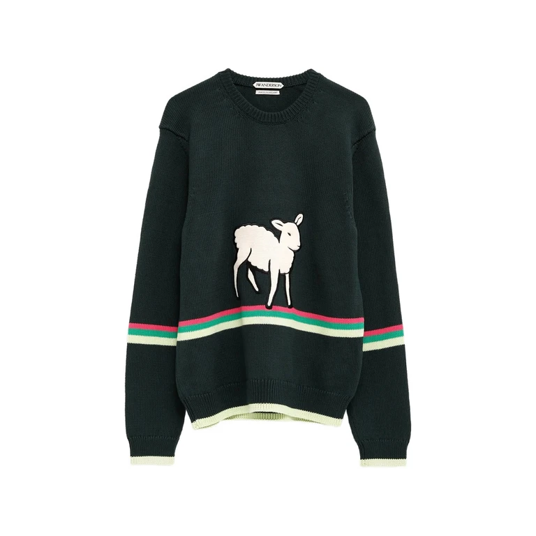 Jw Anderson Sheep-patch Sweater