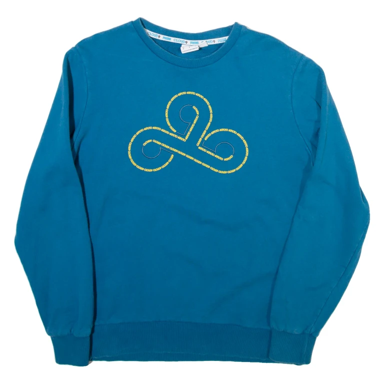 PUMA Mens Sweatshirt Blue M